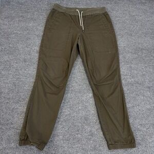 Vuori Ripstop Traveler Jogger Pants Green Men's Large Elastic Waist